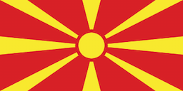 North Macedonia flag